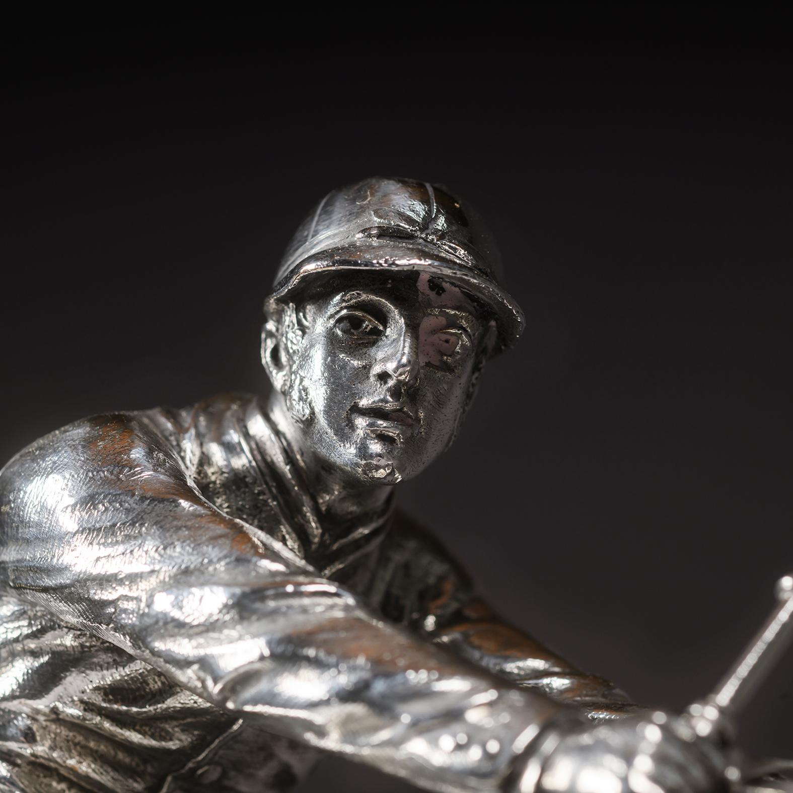 John Willis-Good,  ‘After The Race’, A Silvered Bronze Equestrian Group im Angebot 2