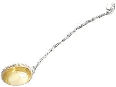 John Wilmin Figg Victorian Sterling Silver Punch Ladle