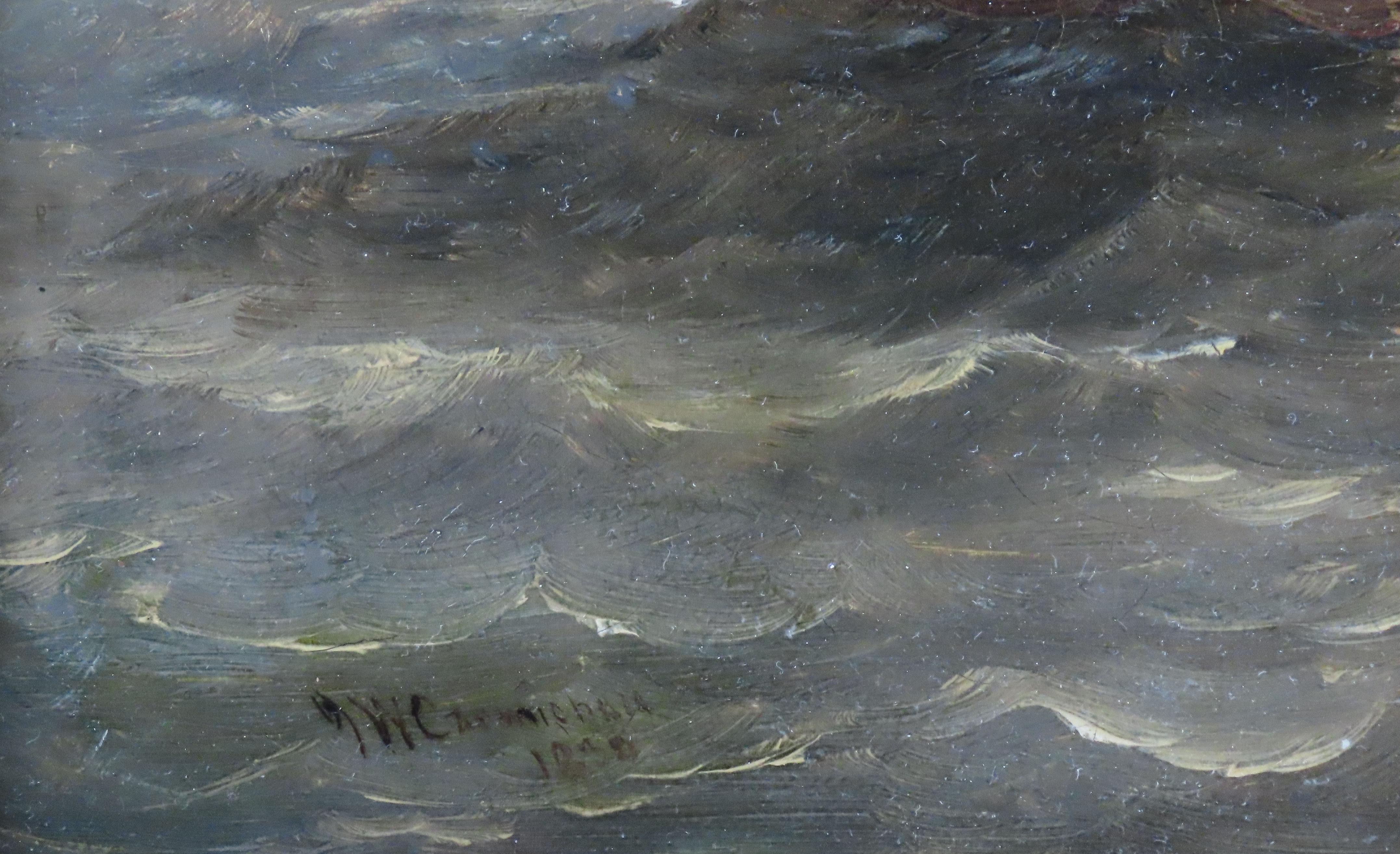 Original Öl auf Leinwand, John Wilson Carmichael, 