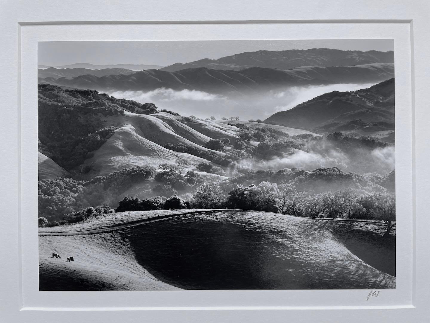 John Wimberley Landscape Photograph – Carmel Valley von Halls Ridge, Kalifornien Hills