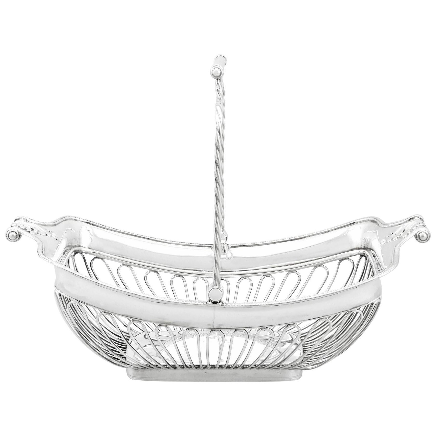 John Winter & Co. 1806 Cestino antico in argento sterling