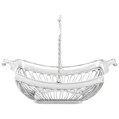 John Winter & Co. 1806 Antique Sterling Silver Basket