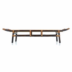 John Wisner for Ficks Reed Asian Modern Rattan Bamboo Pagoda Coffee Table