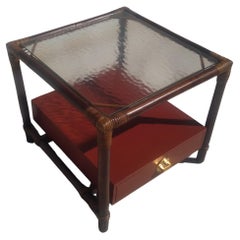 John Wisner für Ficks Reed Boho Chic End Table