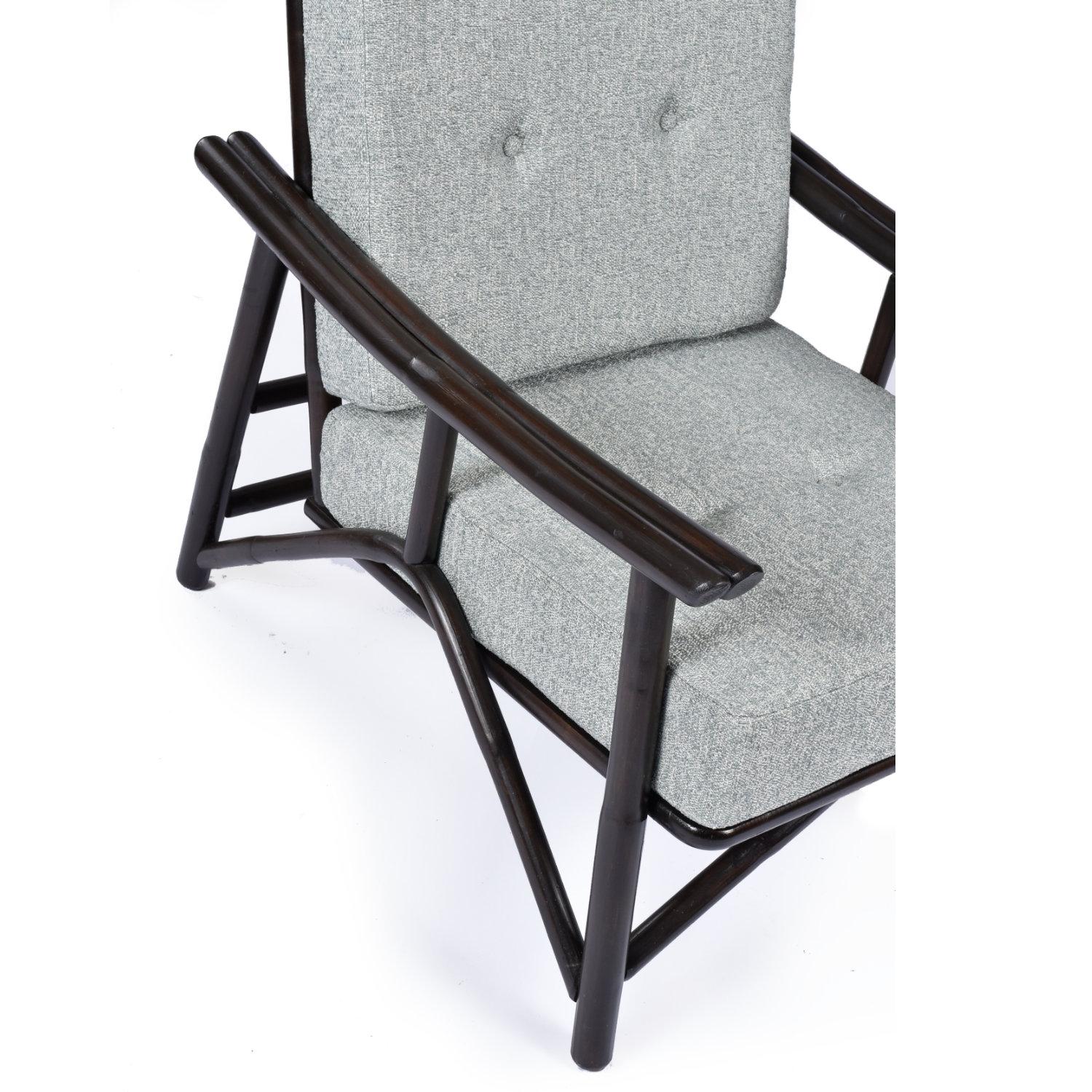 John Wisner for Ficks Reed Far Horizons Chaises longues en rotin avec tables d'extrémité en vente 6