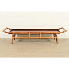 John Wisner Mid-Century Hollywood Regency Pagoda Coffee Table, 1950s