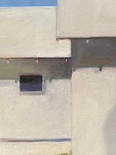 Iglesia rural en Davidson OK', de John Wolfe, pintura acrílica sobre panel