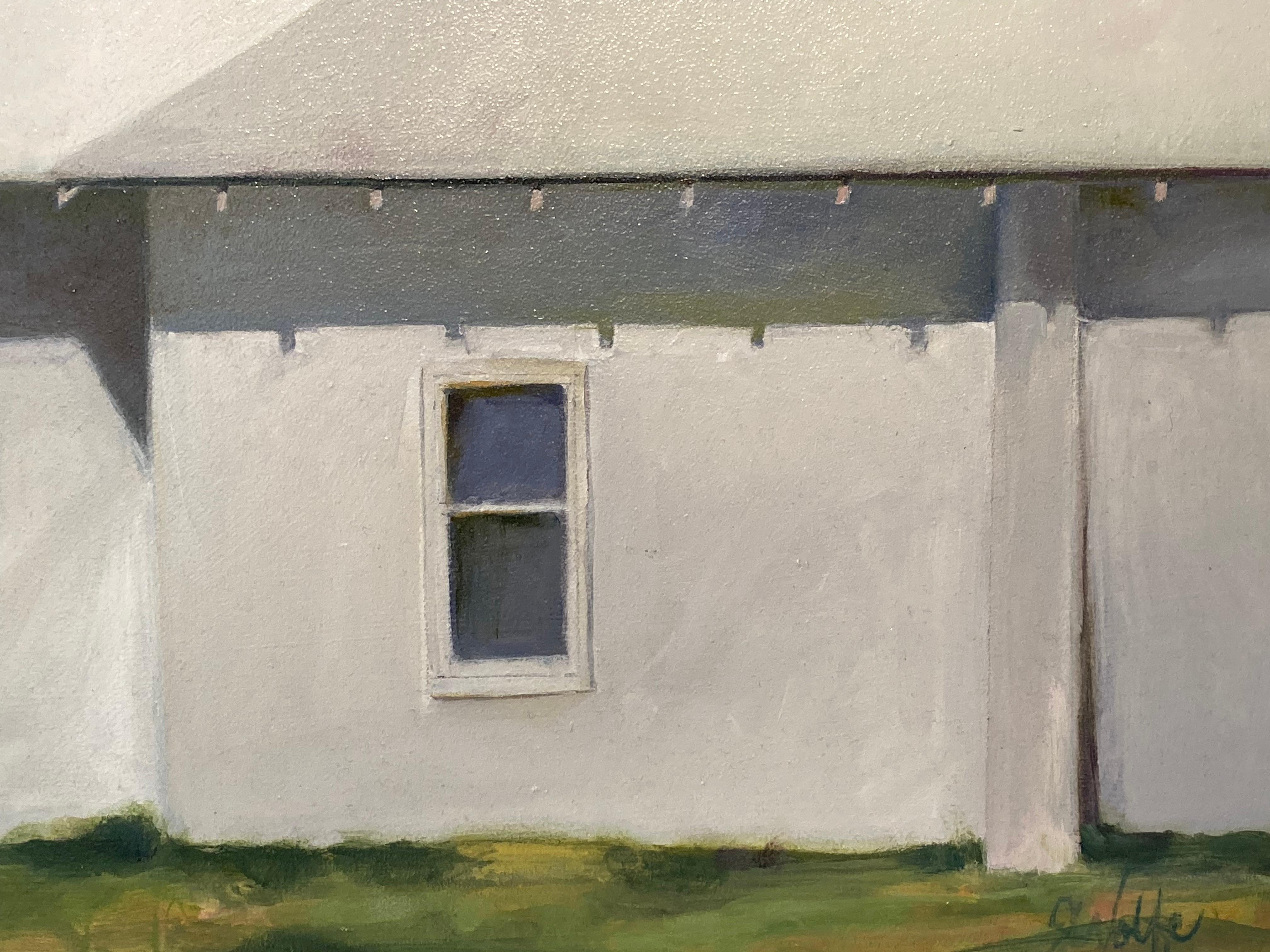 'Rural Church in Davidson OK, ' by John Wolfe, Acrylic on Panel Painting For Sale 4