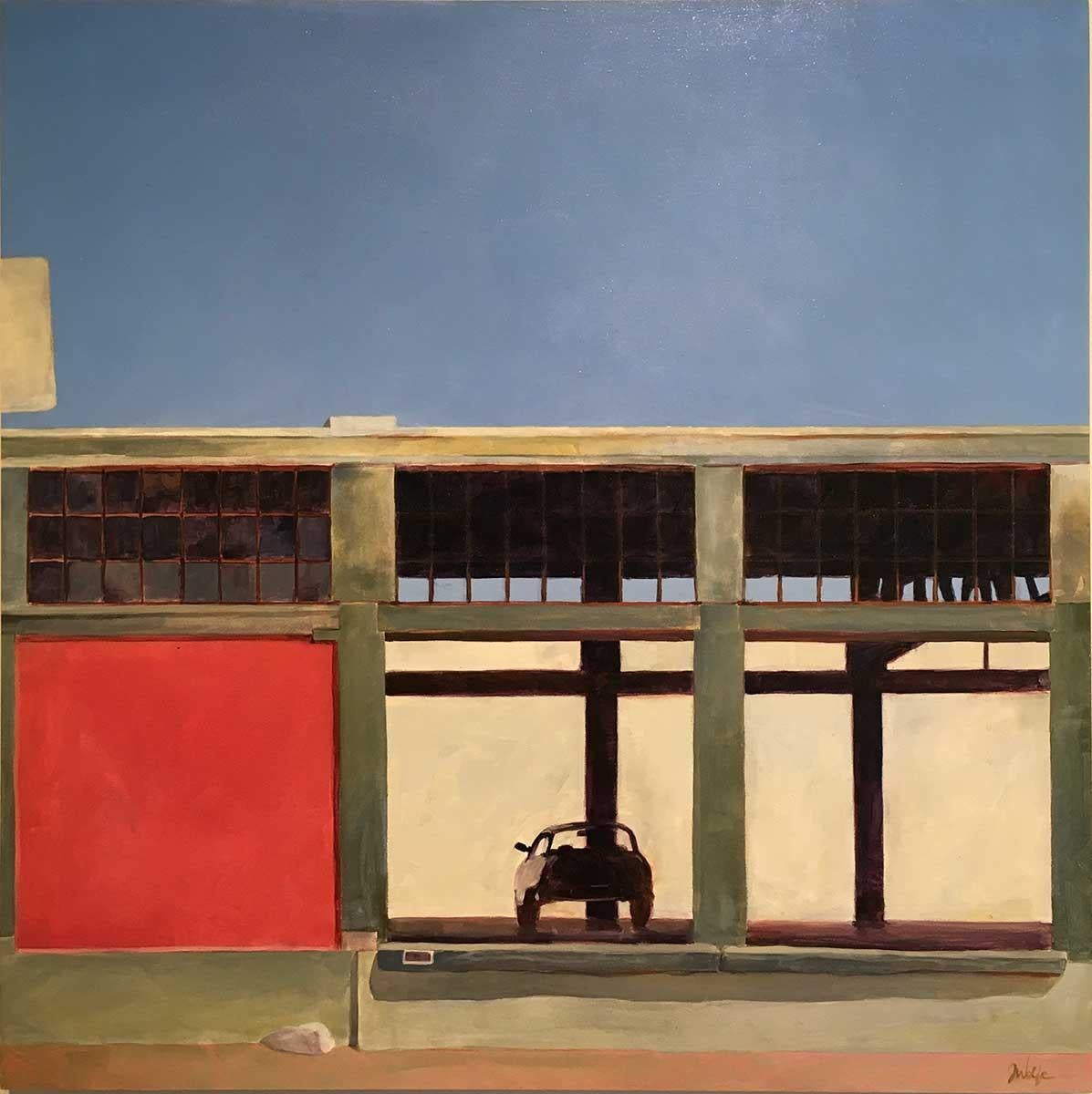 „Untitled Triptychon“ von John Wolfe, Acryl auf Tafel, Gemälde im Angebot 1