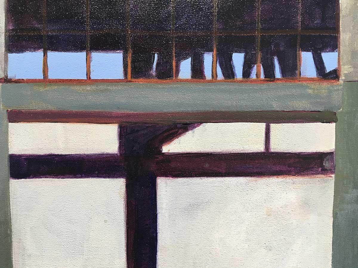 „Untitled Triptychon“ von John Wolfe, Acryl auf Tafel, Gemälde im Angebot 5