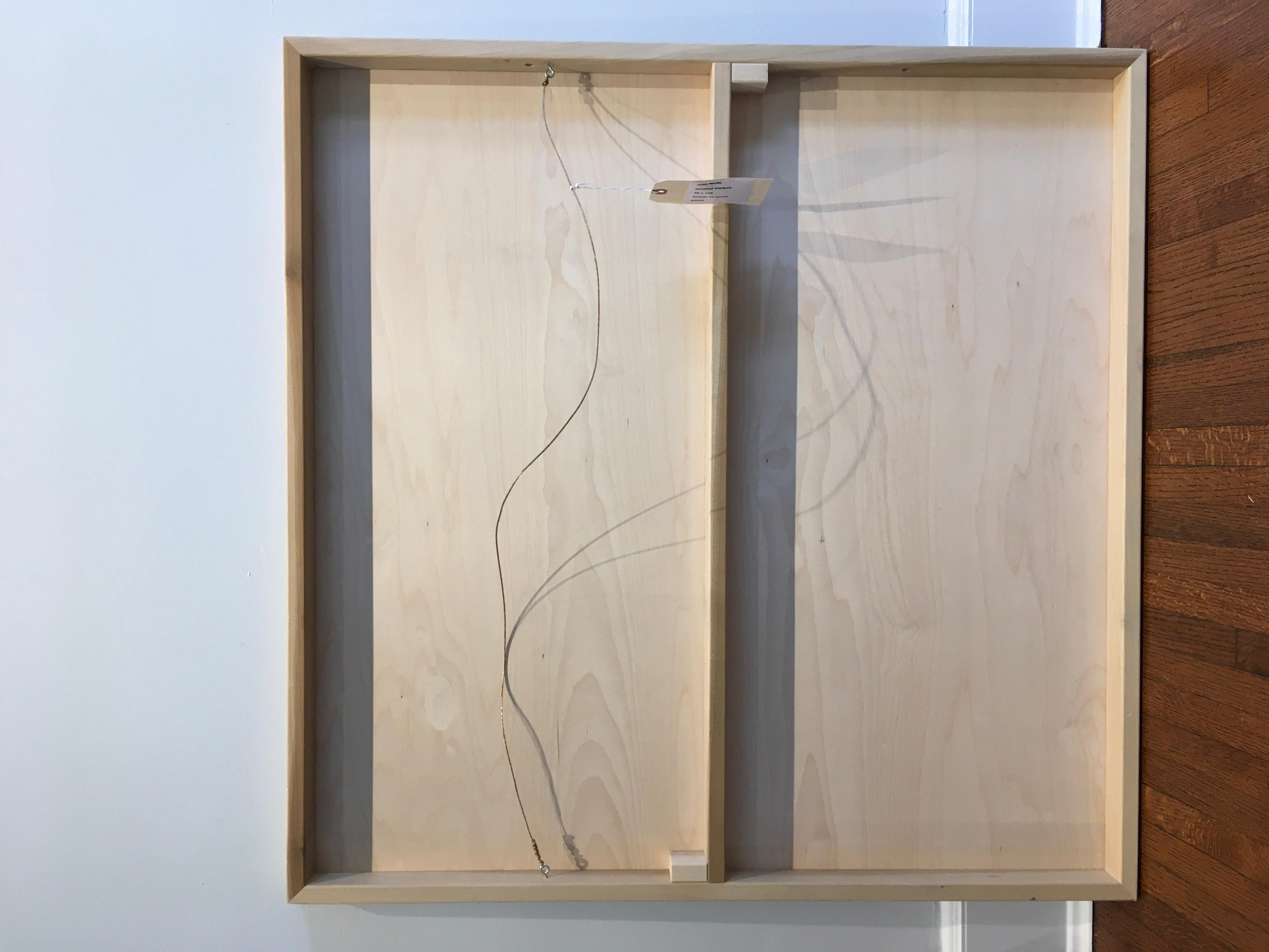 „Untitled Triptychon“ von John Wolfe, Acryl auf Tafel, Gemälde im Angebot 8