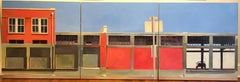 'Untitled Triptych' by John Wolfe, Acrylic on Panel Painting