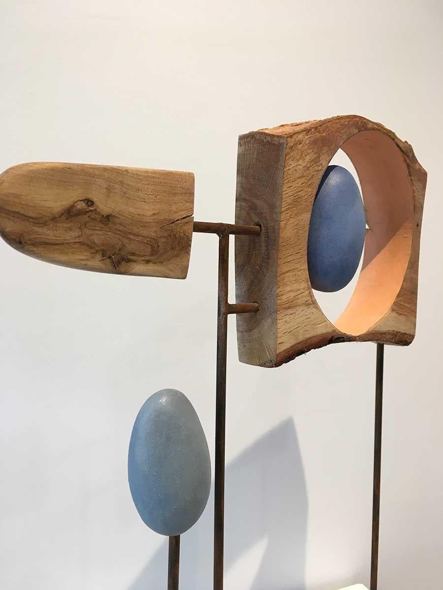 « Untitled Assemblage #S3-23 », par John Wolfe, sculpture abstraite en techniques mixtes  en vente 3