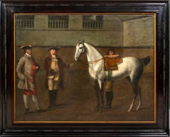 Antique The Sale Of An Arabian Horse, 18th Century  