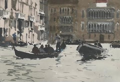 John Yardley Venice Canal Watercolour Painting