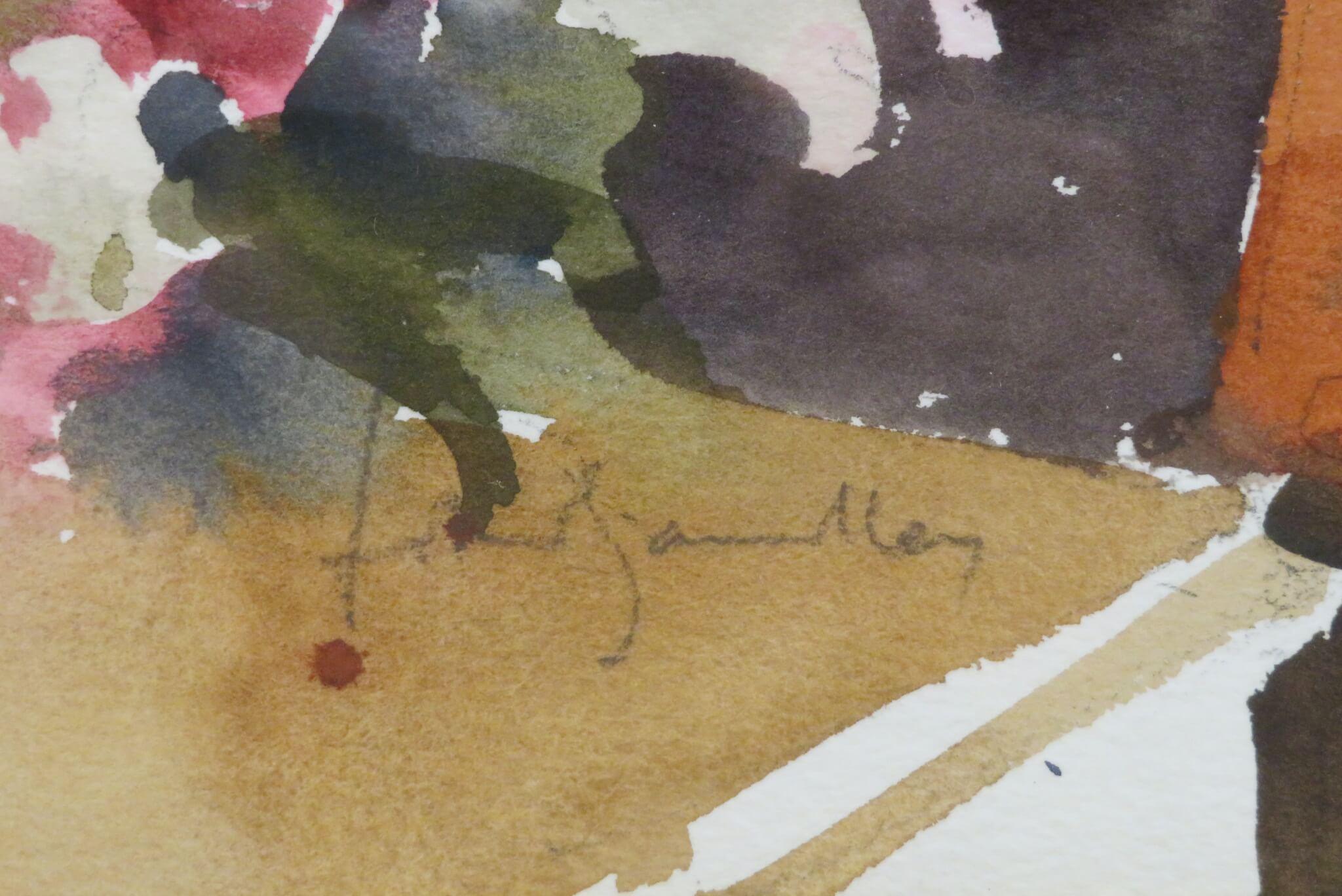 ARTISTA: John Yardley R.I. (1933-) Británico 
TÍTULO: 