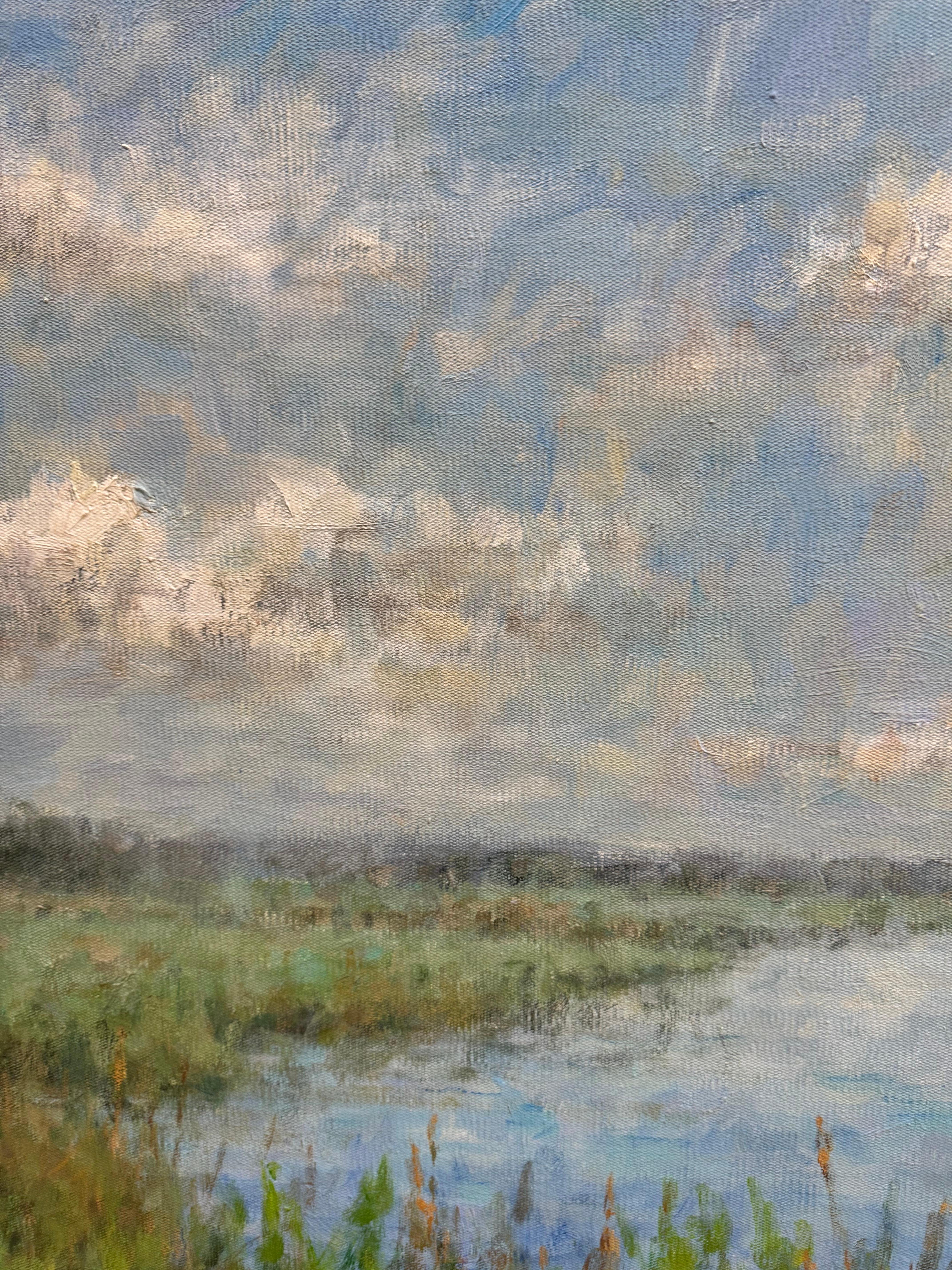 Cool Marshes - Painting by John Young