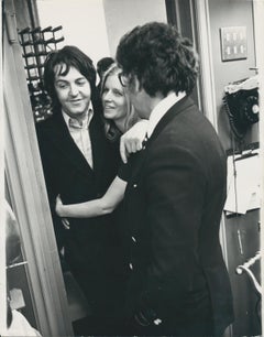 Vintage Paul McCartney, Partner, Black and White Photography 17, 7 x 20, 3 cm