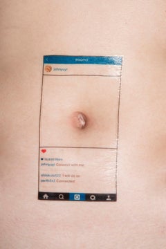 Belly Button John Yuyi, Temporary Tattoos, Social Media, Fotografie, Körper