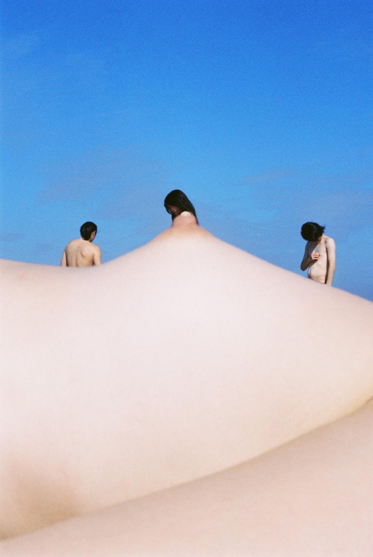1970s Nude Beach Voyeur - John Yuyi - People on the beach 5 â€“ John Yuyi, Nude, Human Figure,  Photography, Abstract For Sale at 1stDibs