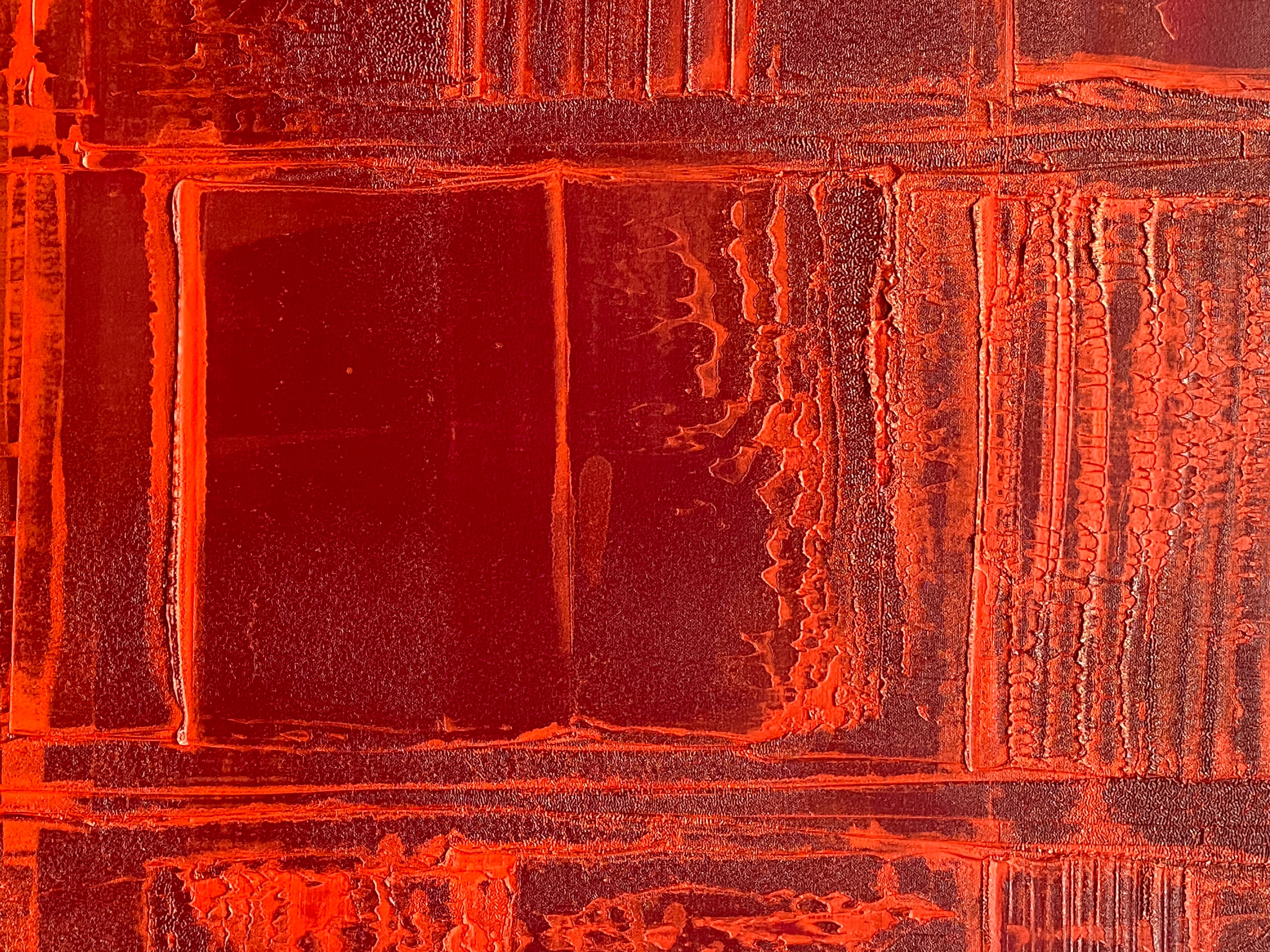 Passionswand I, Rot (Abstrakt), Painting, von John Zinsser