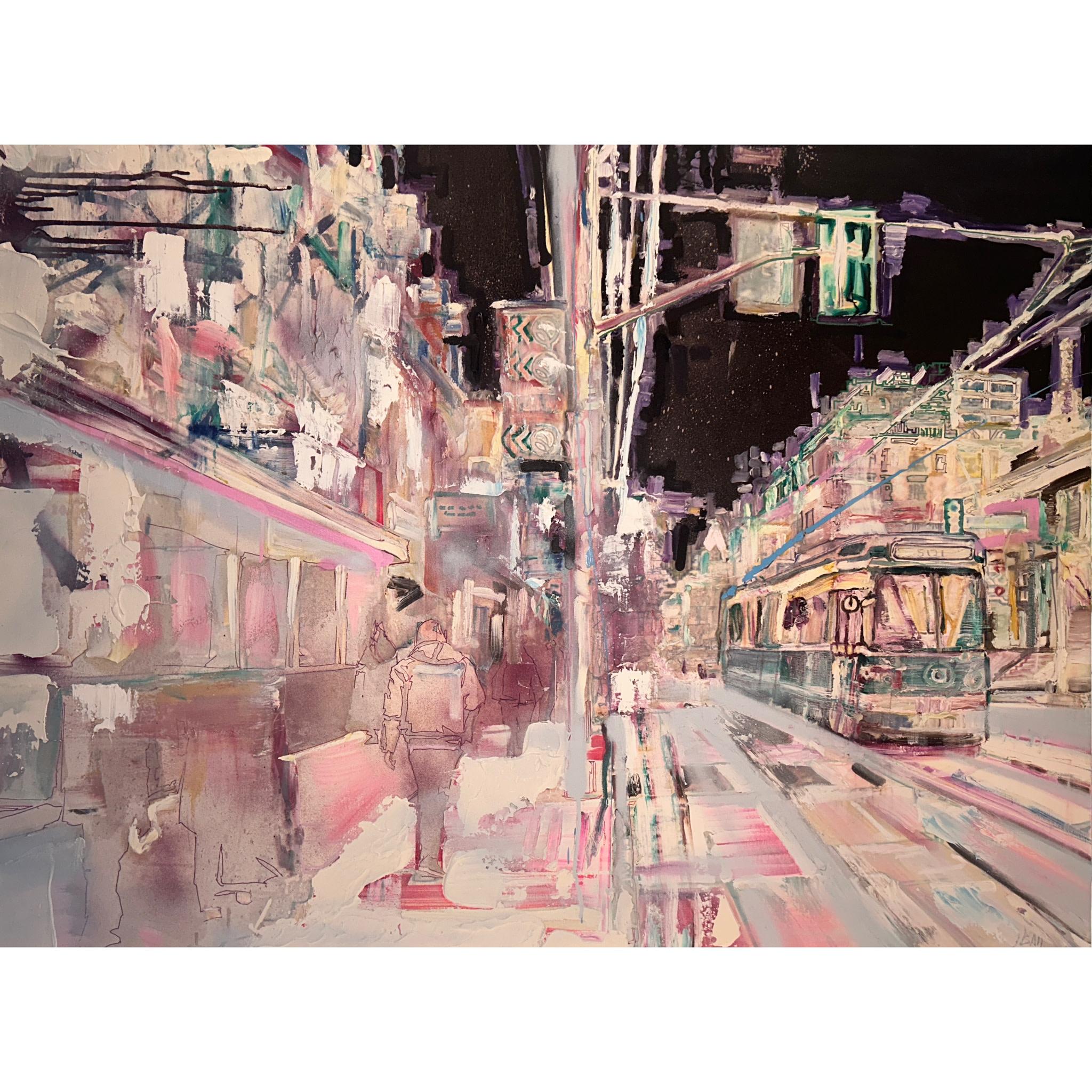Johnathan Ball Abstract Painting - Queen West