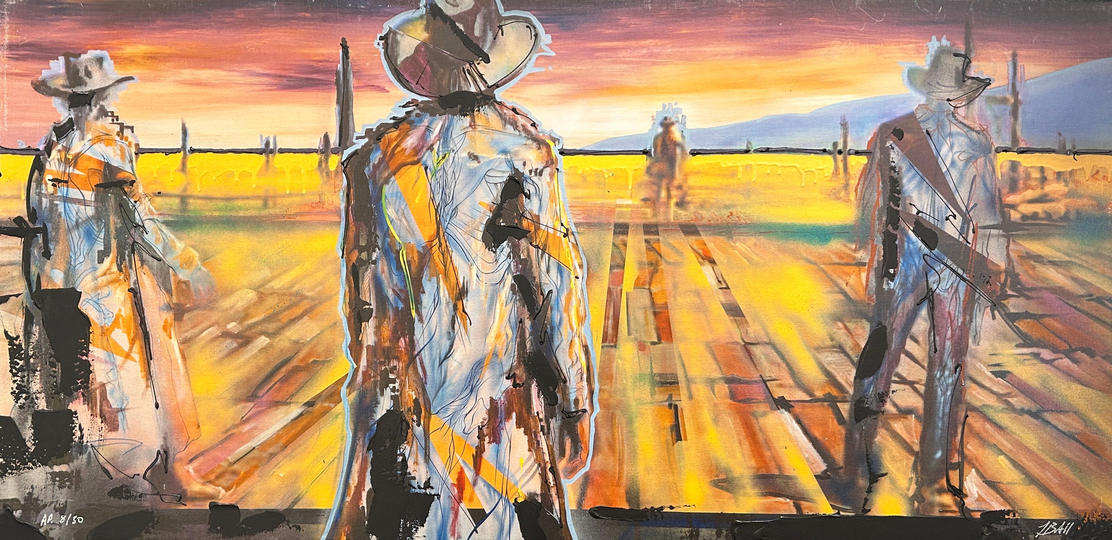 Johnathan Ball Figurative Print - Once Upon A Time In The West