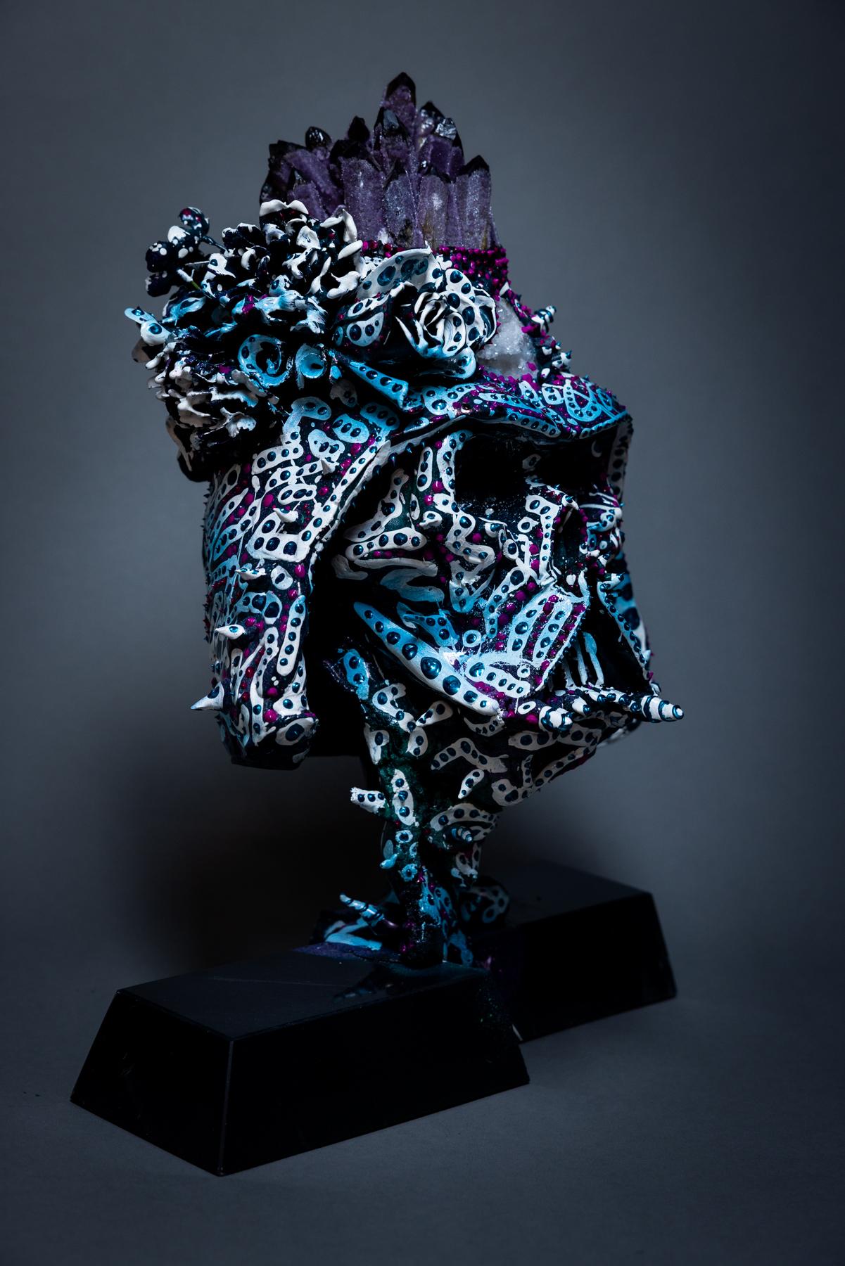 Darth Ametista - Abstract Sculpture Nero di Johnathan Ball