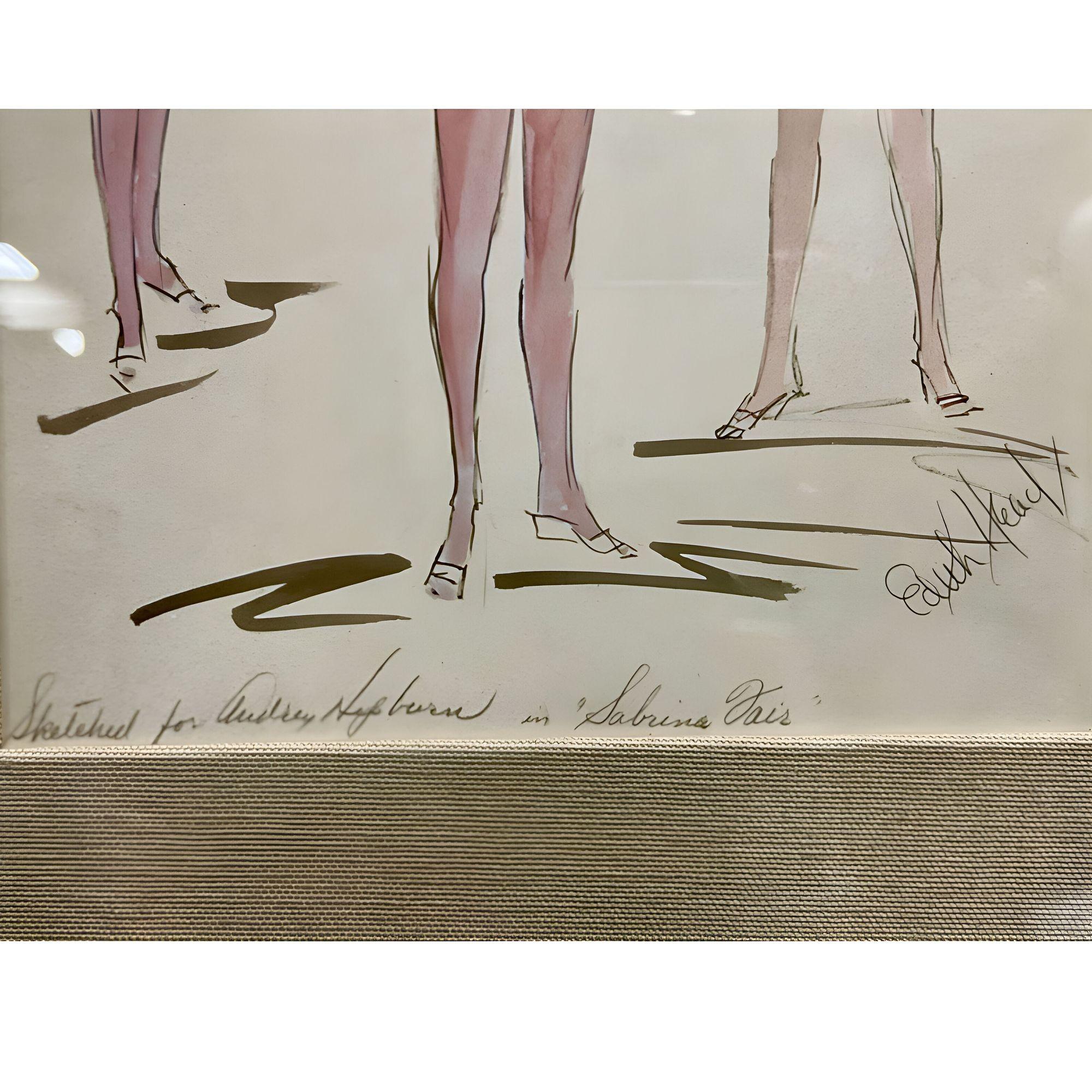 Johnny Apollo & Sabrina Costume Design Prints by Edith Head, Pair 1