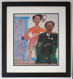 « THE BANKS » PREMEIR BLACK FOLK ARTIST JOHNNY BANKS DIED 1988