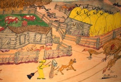 « M. Kuni's Farm »:: artiste populaire texan noir Johnny Banks:: Afro-Américain