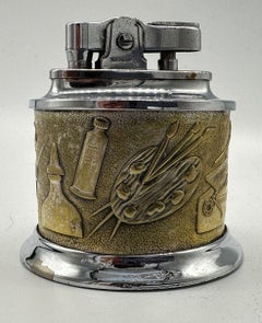 Johnny DC Comics Superman Chrome & Brass Table Lighter