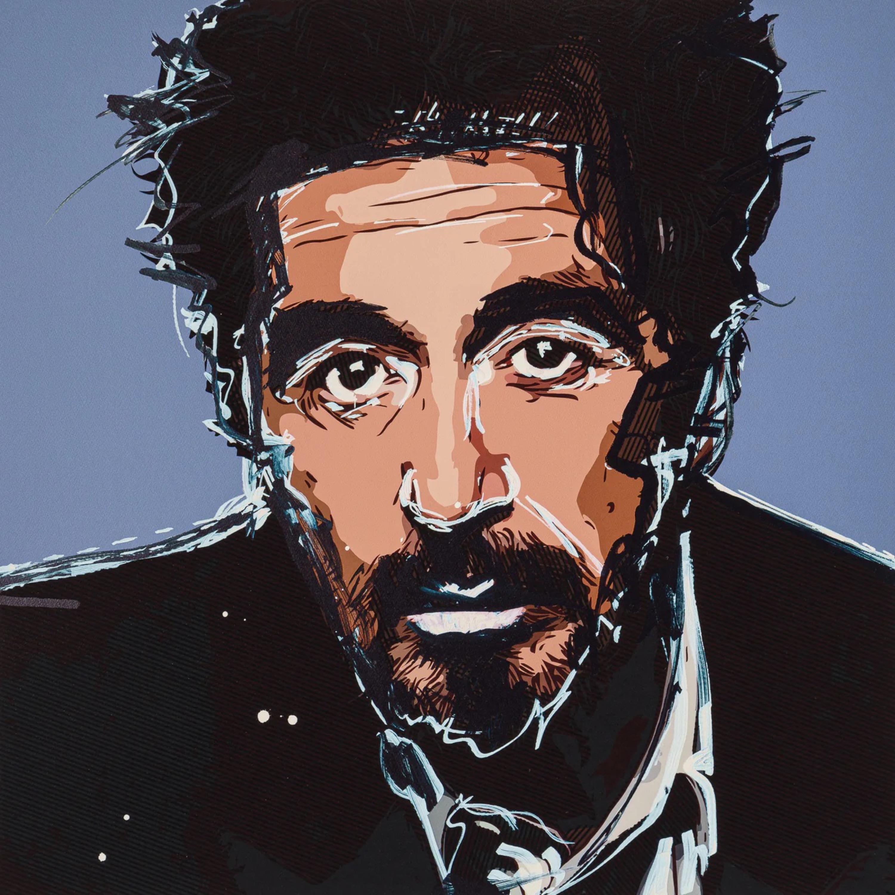Al Pacino (Zeitgenössisch), Print, von Johnny Depp