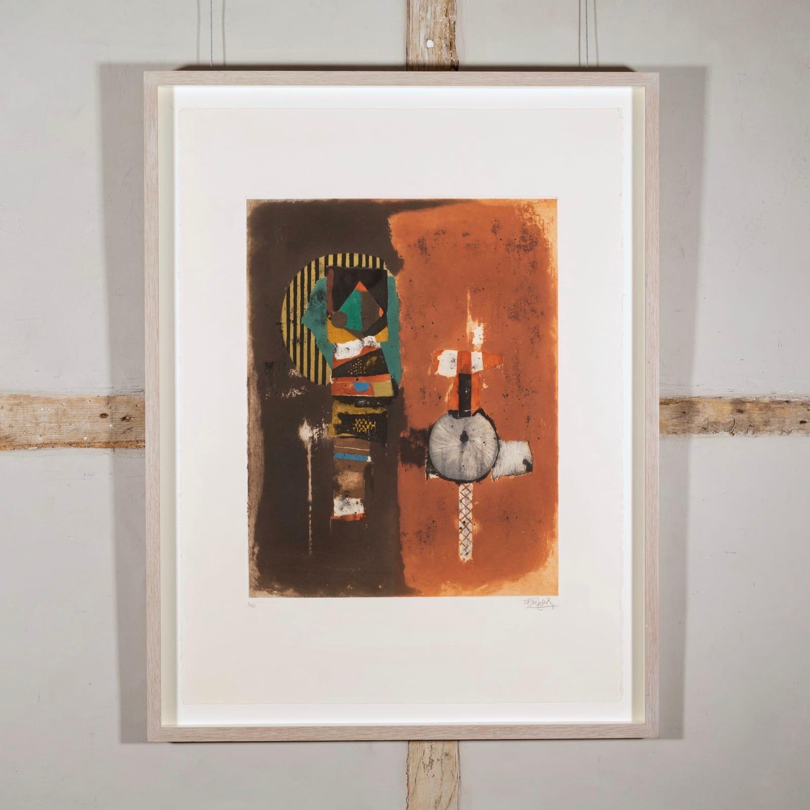 Ohne Titel (Abstrakt), Aquatinta-Gemälde von Johnny Friedlaender, 1960

Zusätzliche Informationen:
Medium: 
76.2 x 57.1 cm
30 x 22 1/2 Zoll
Signiert und nummeriert 92/95 in Bleistift