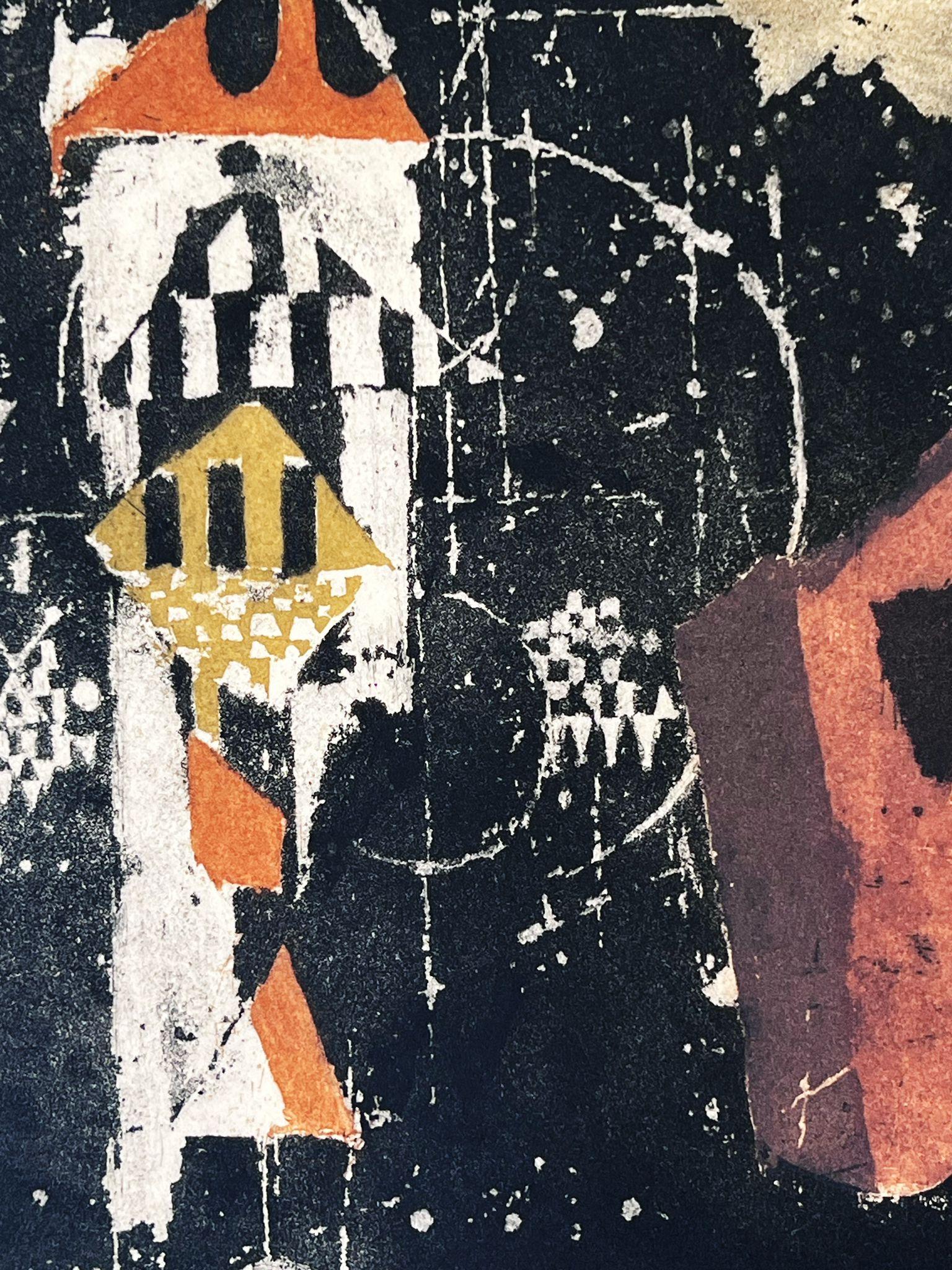 Composition III - Abstract Print by Johnny Friedlaender