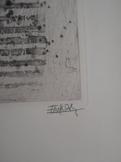 Fishes - Original Handsigned Etching, 1963