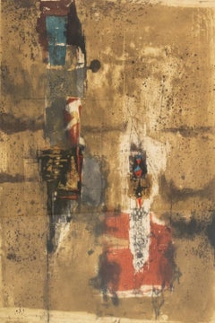 Johnny Friedlaender Abstract Composition Aquatint