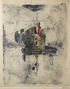 Johnny Friedlaender Signed, Limited Edition Abstract Etching Print