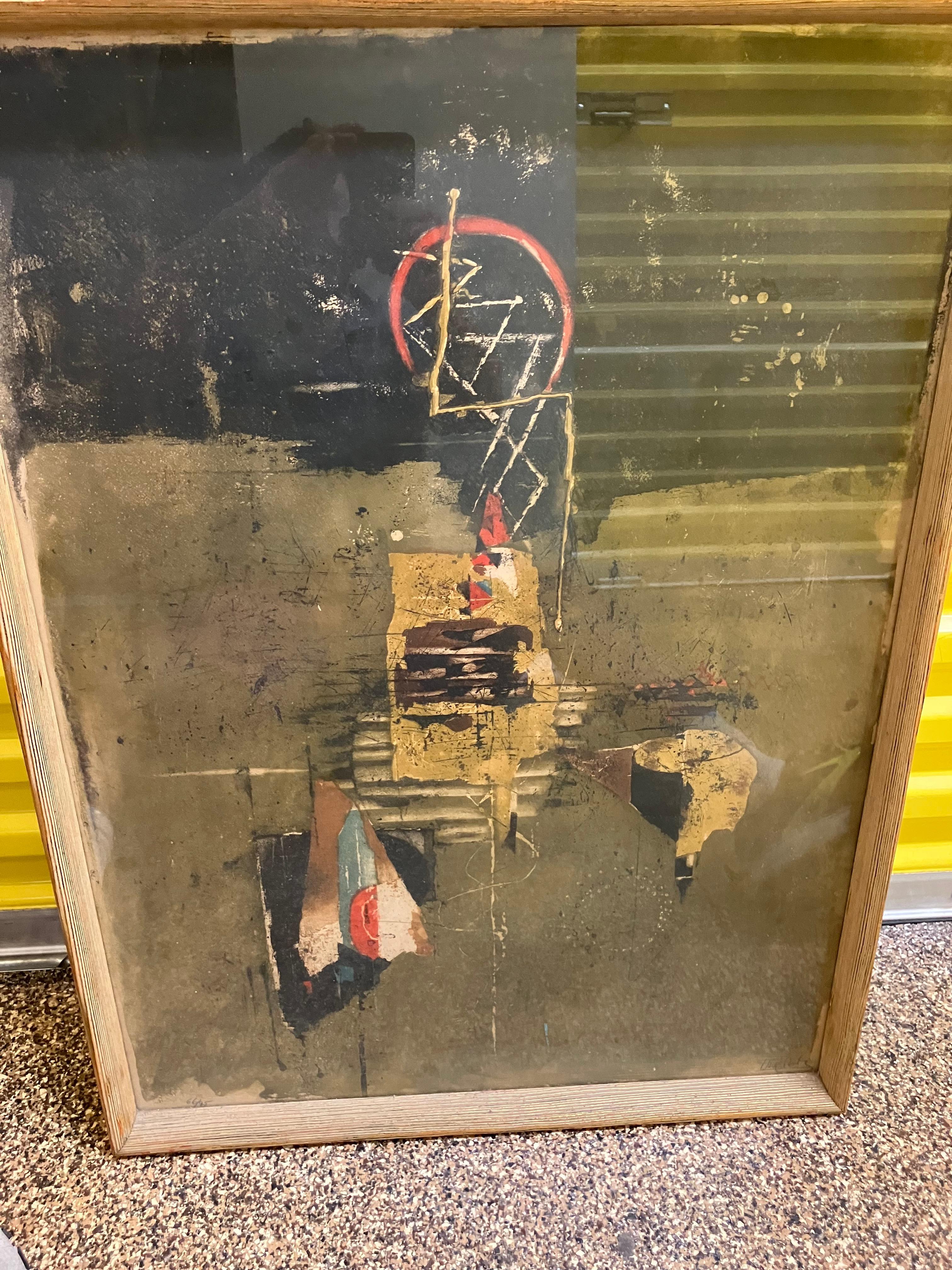 Johnny Friedlander Abstract - Print by Johnny Friedlaender