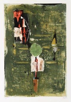 Mi Octobre, Modern Abstract by Johnny Friedlaender 1969