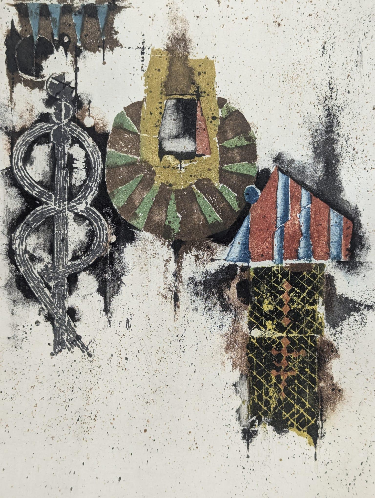 Plant kingdom - Abstract Print by Johnny Friedlaender