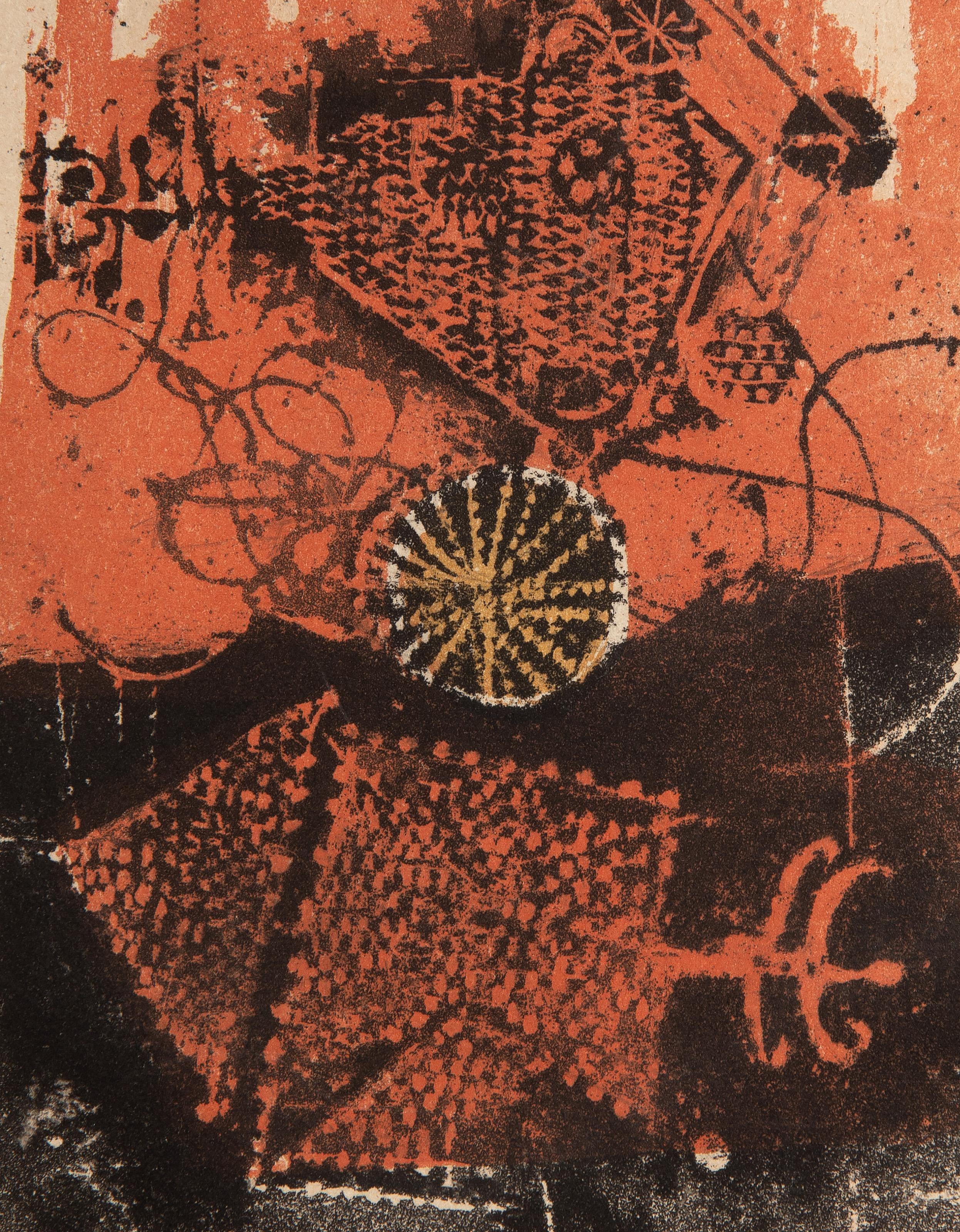 Sujets divers, gravure abstraite de Johnny Friedlaender en vente 3