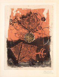 Sujets divers, Abstract Etching by Johnny Friedlaender