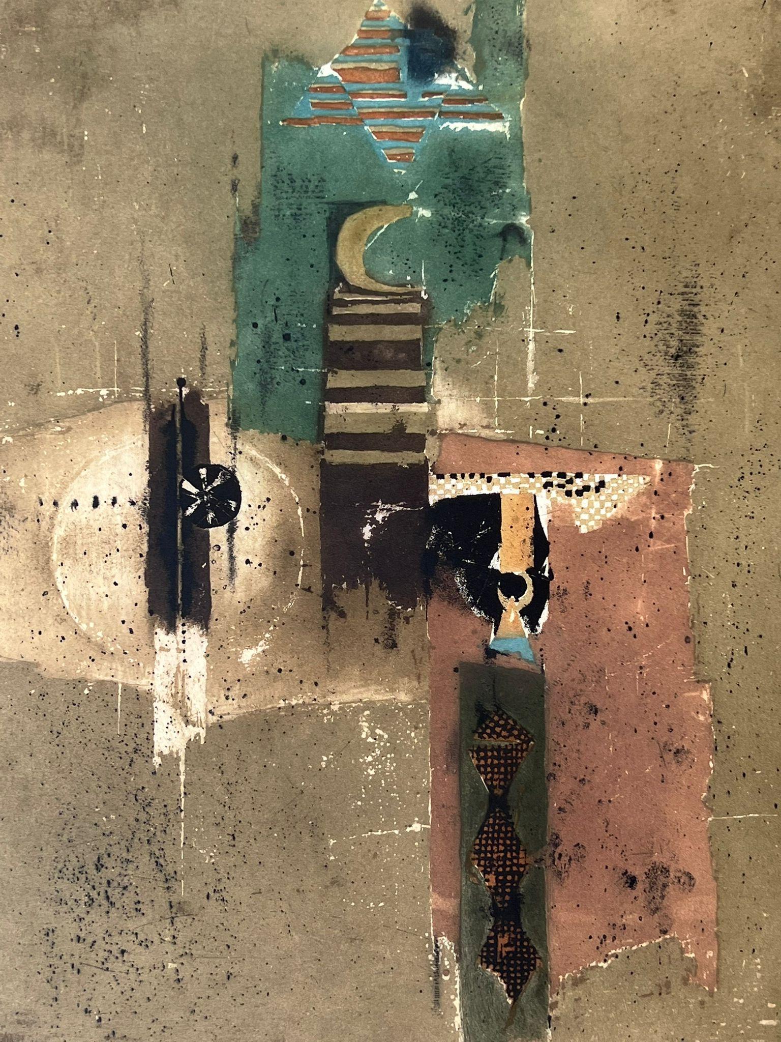 Untitled - Abstract Print by Johnny Friedlaender