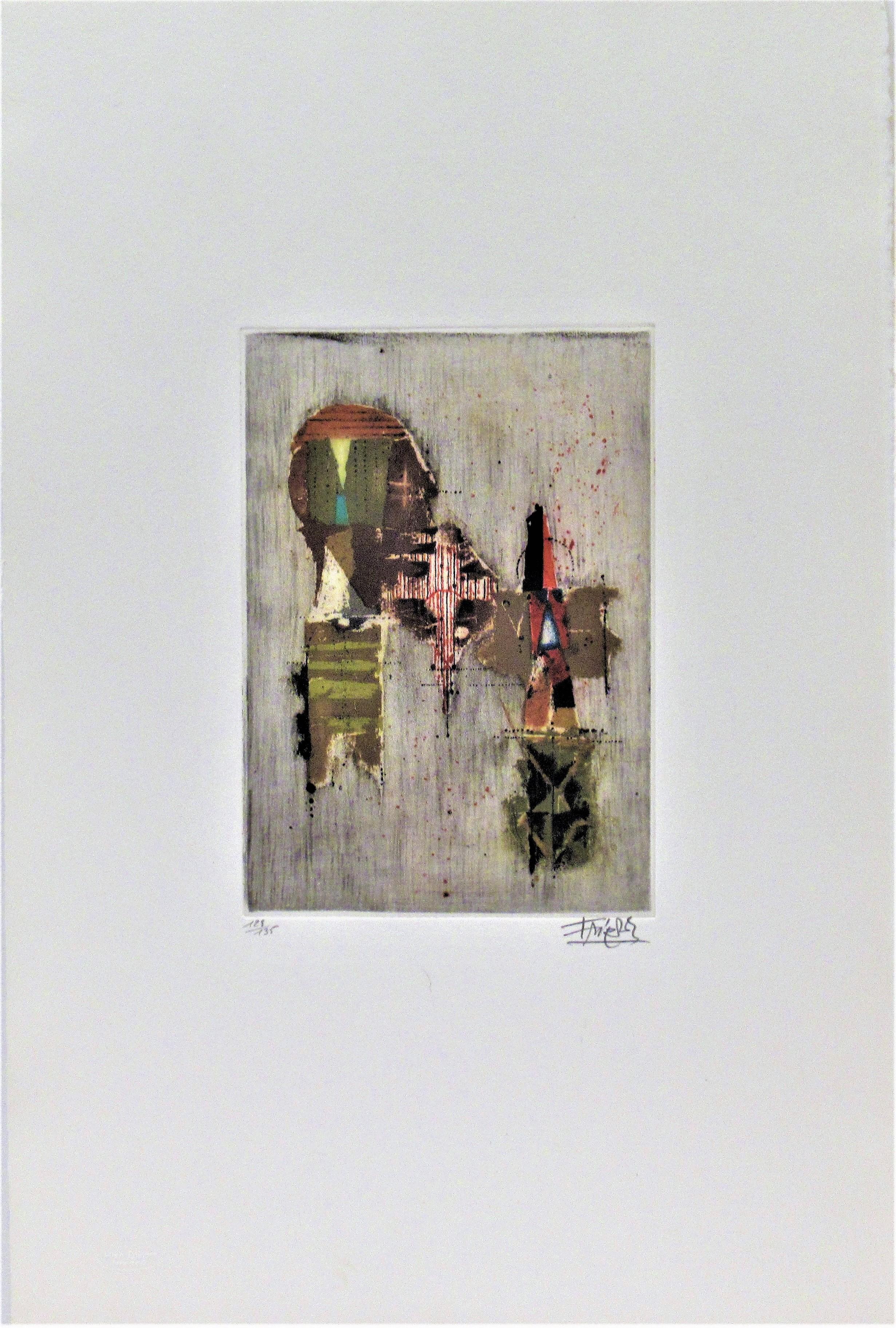 Ohne Titel I (Abstrakt), Print, von Johnny Friedlaender