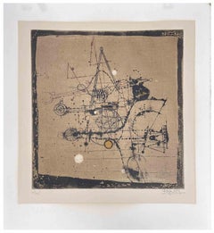 Untitled - Etching by Johnny Friedlaender - 1970s