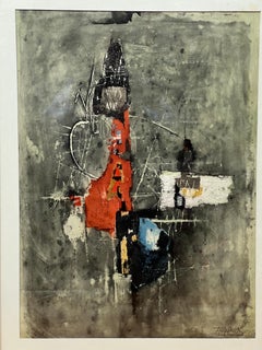 „Echo“ Großer abstrakter Künstler Proof von Johnny Friedlaender