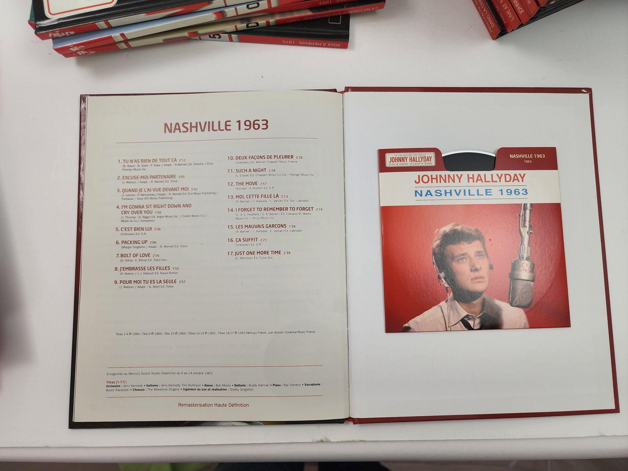 20th Century Johnny Hallyday's 50 Year Career The Official Book Collection French Edition For Sale