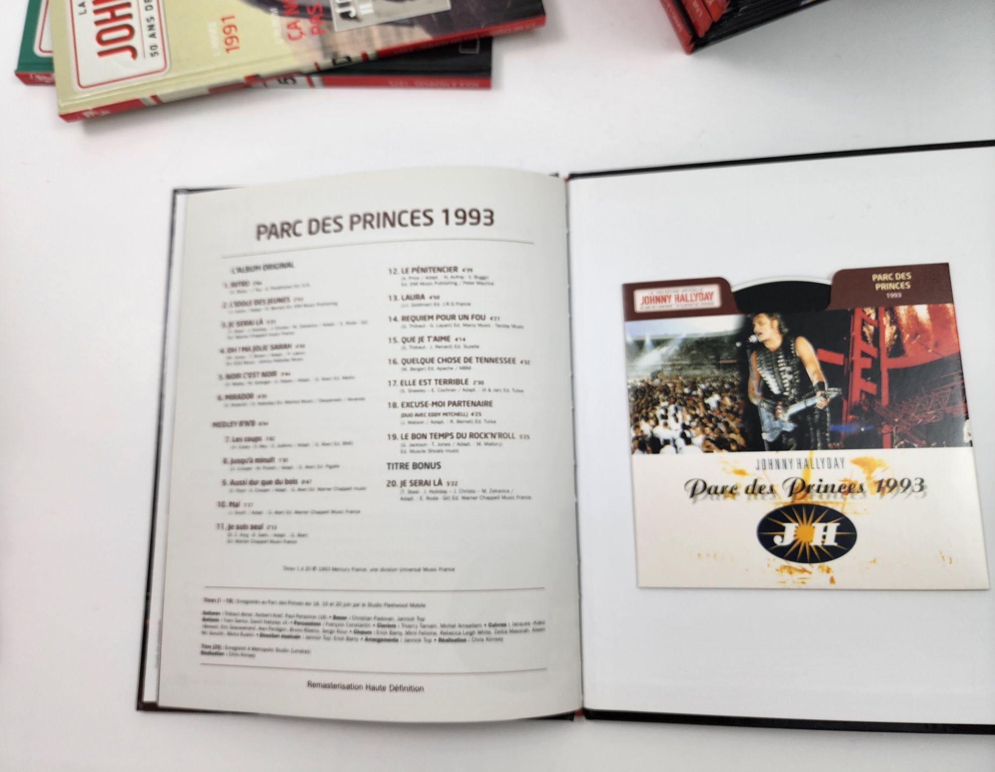 Paper Johnny Hallyday's 50 Year Career The Official Book Collection French Edition For Sale