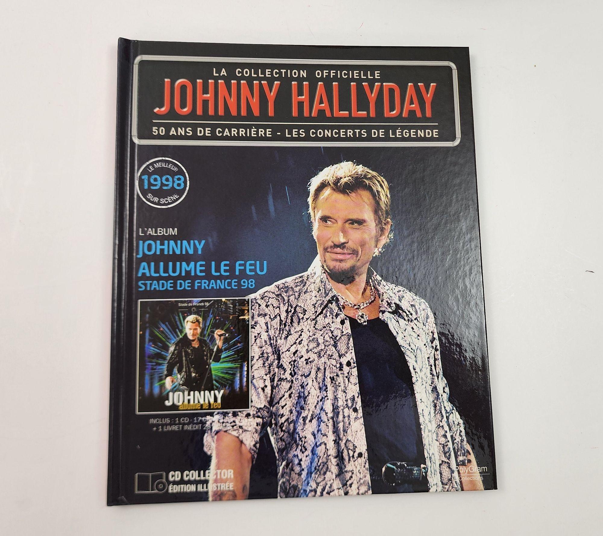 Johnny Hallyday's 50 Year Career The Official Book Collection French Edition For Sale 3